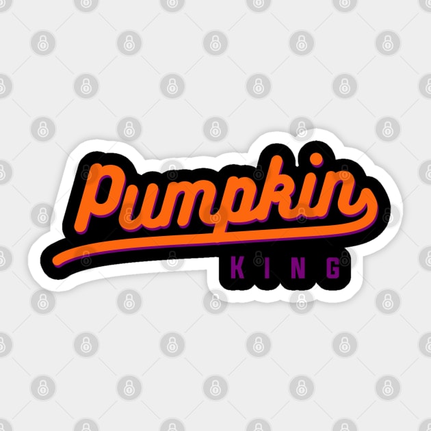 Halloween Pumpkin King Sticker by igzine